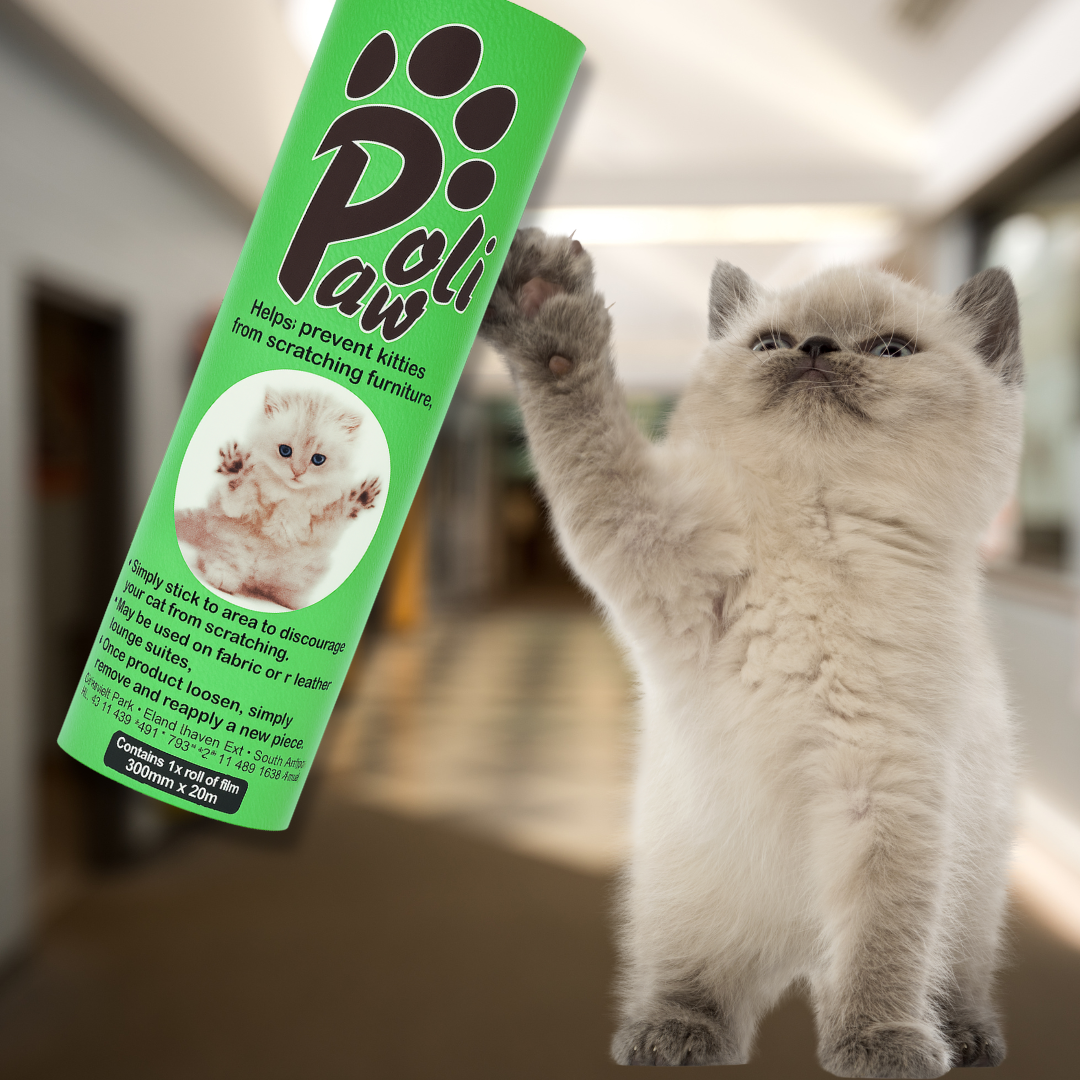 PoliPaw Transparent Furniture & Door Protector for Cats & Dogs